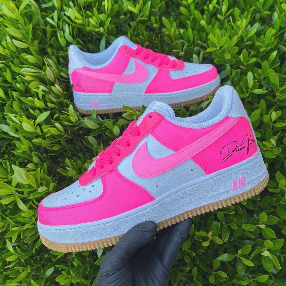 Custom Painted 3-tone “Dream Killer” Nike Air Force 1s